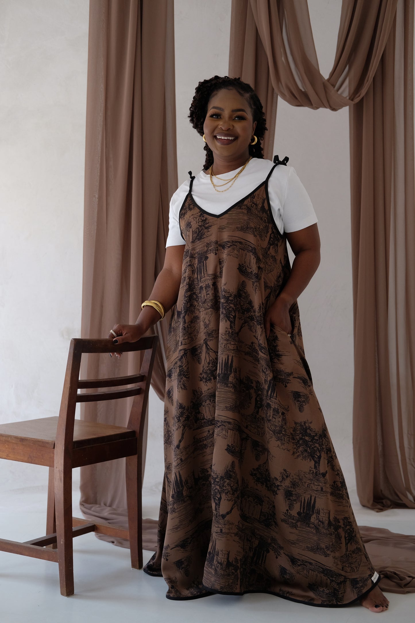 ADULT A-LINE DRESS | Various Colors