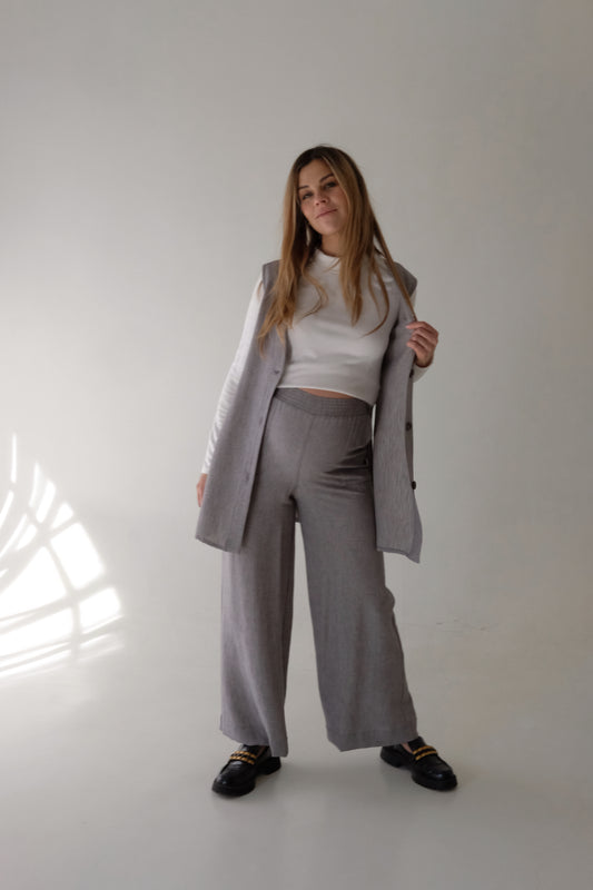 The VINNY WIDE LEG PANTS