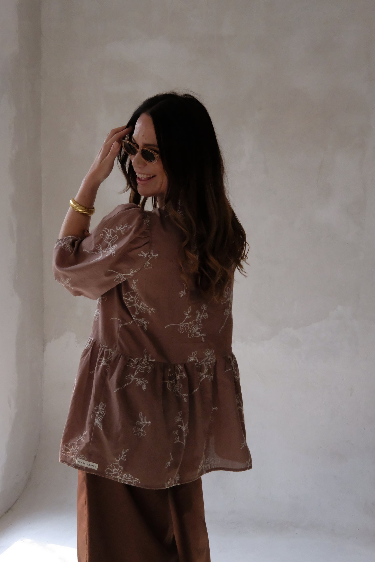 The SIENNA TIE TOP | Chocolate Flowers