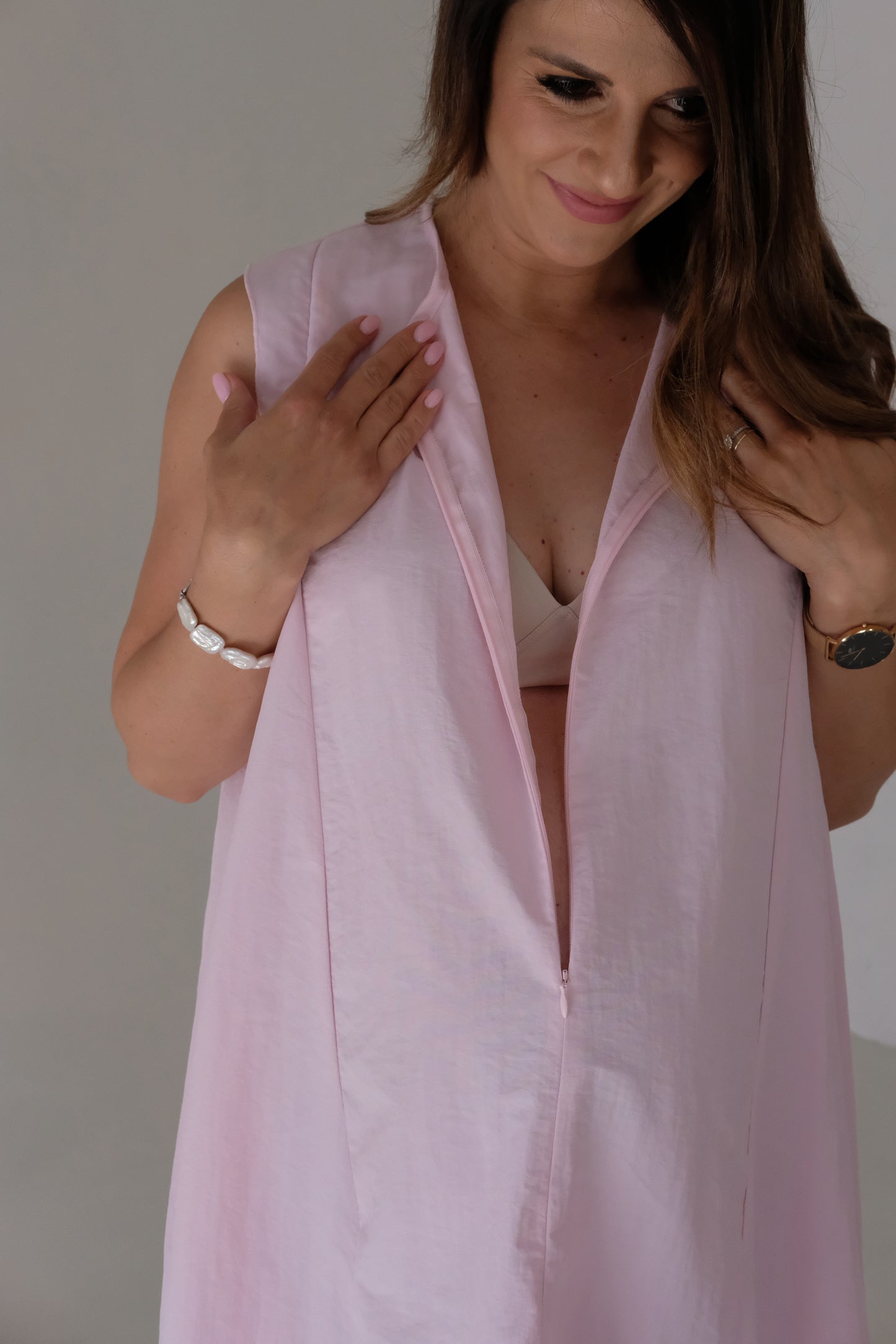 The MINI A-LINE DRESS | Marshmallow