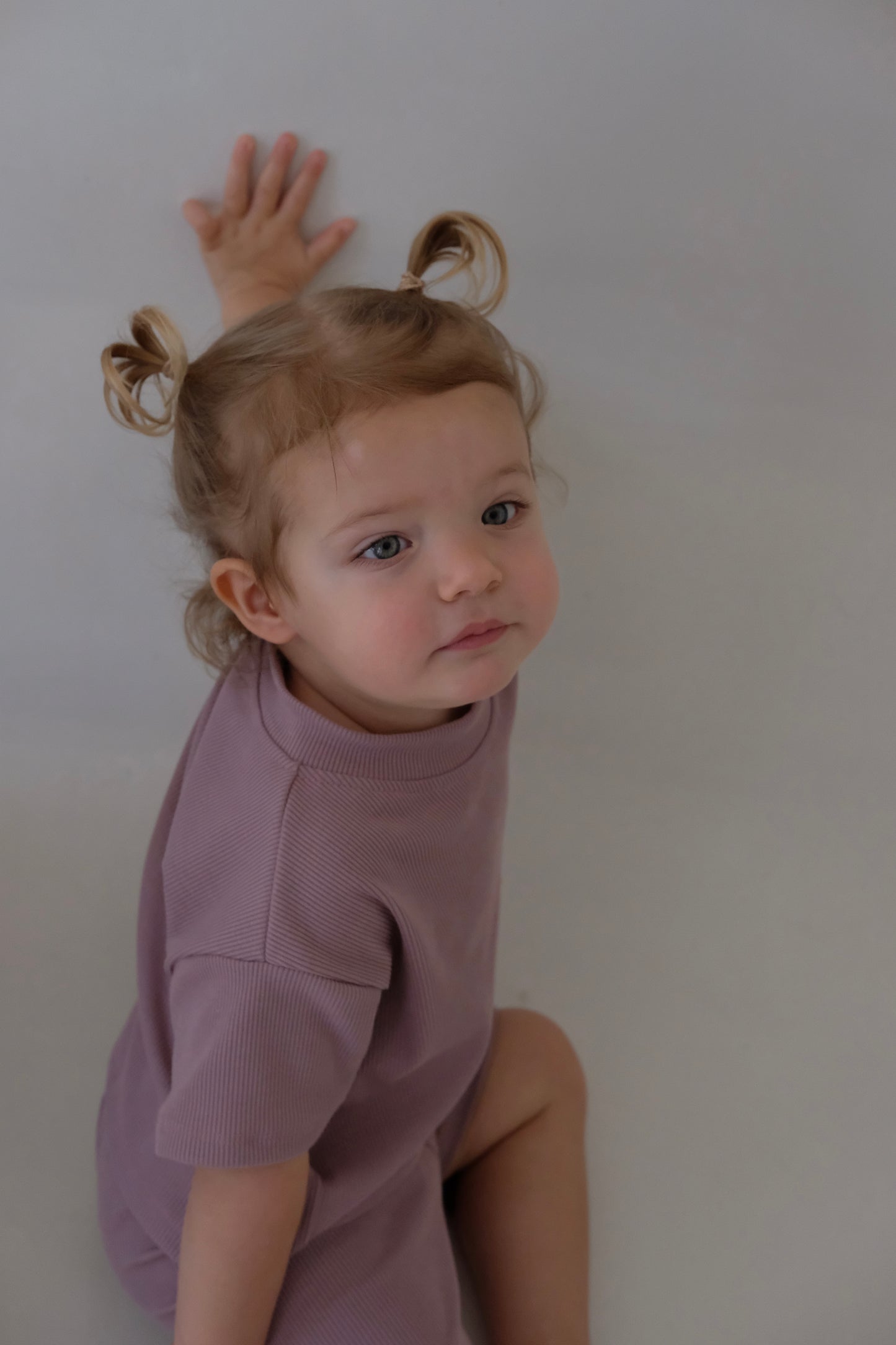 Kids Biker Shorts Set | Orchid