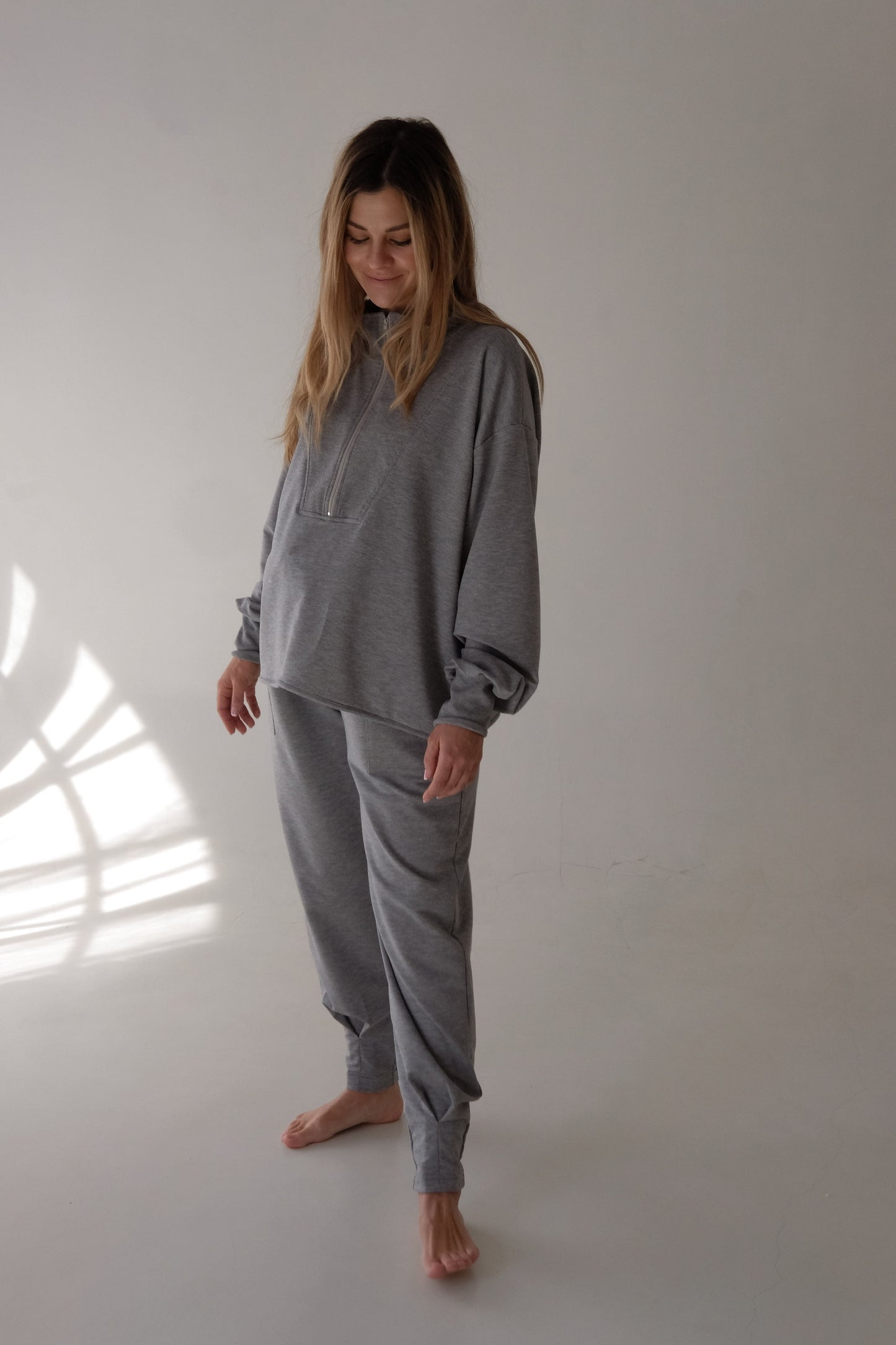 The ADULT ZIP-UP SWEATER TOP | Various Colors