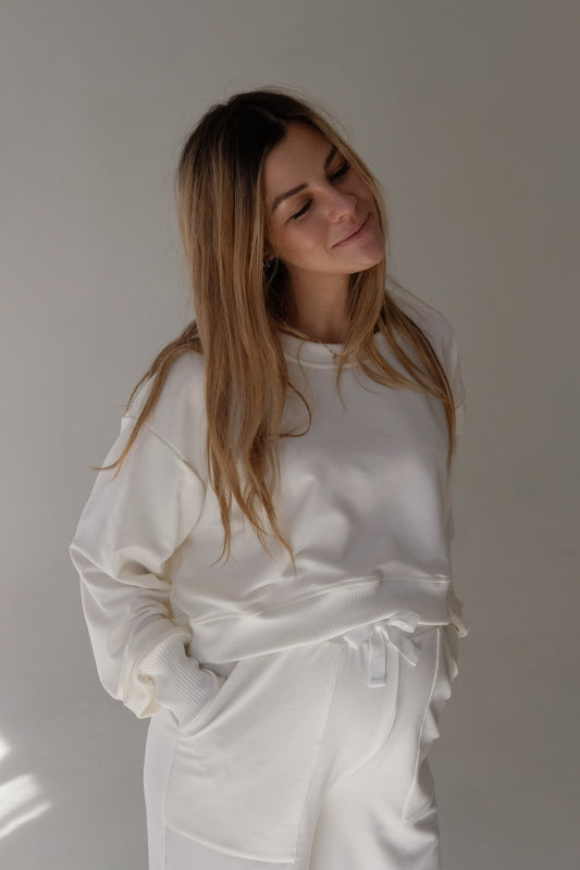 The ADULT CROP SWEATER TOP | Various Colors