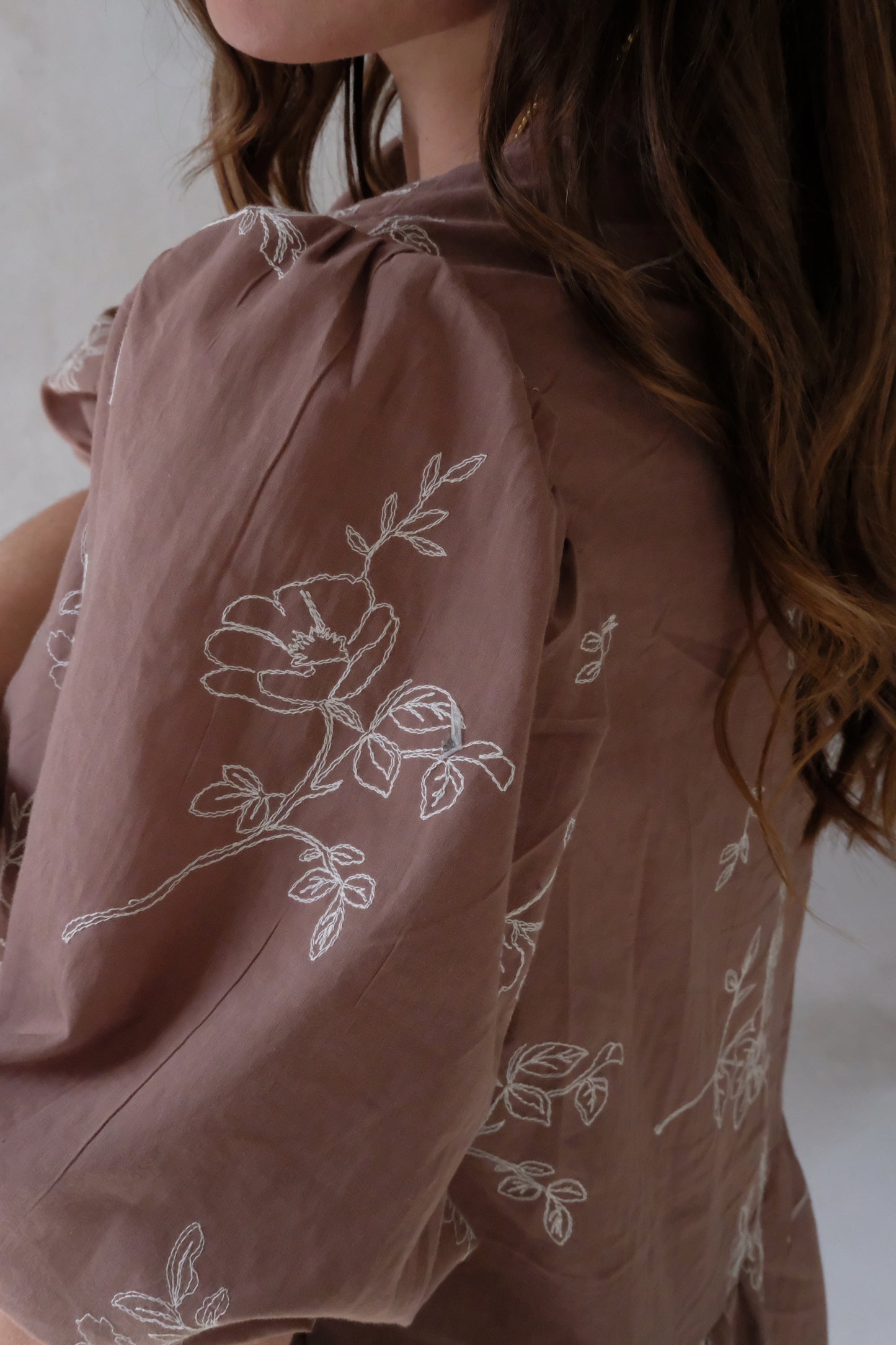 The SIENNA TIE TOP | Chocolate Flowers