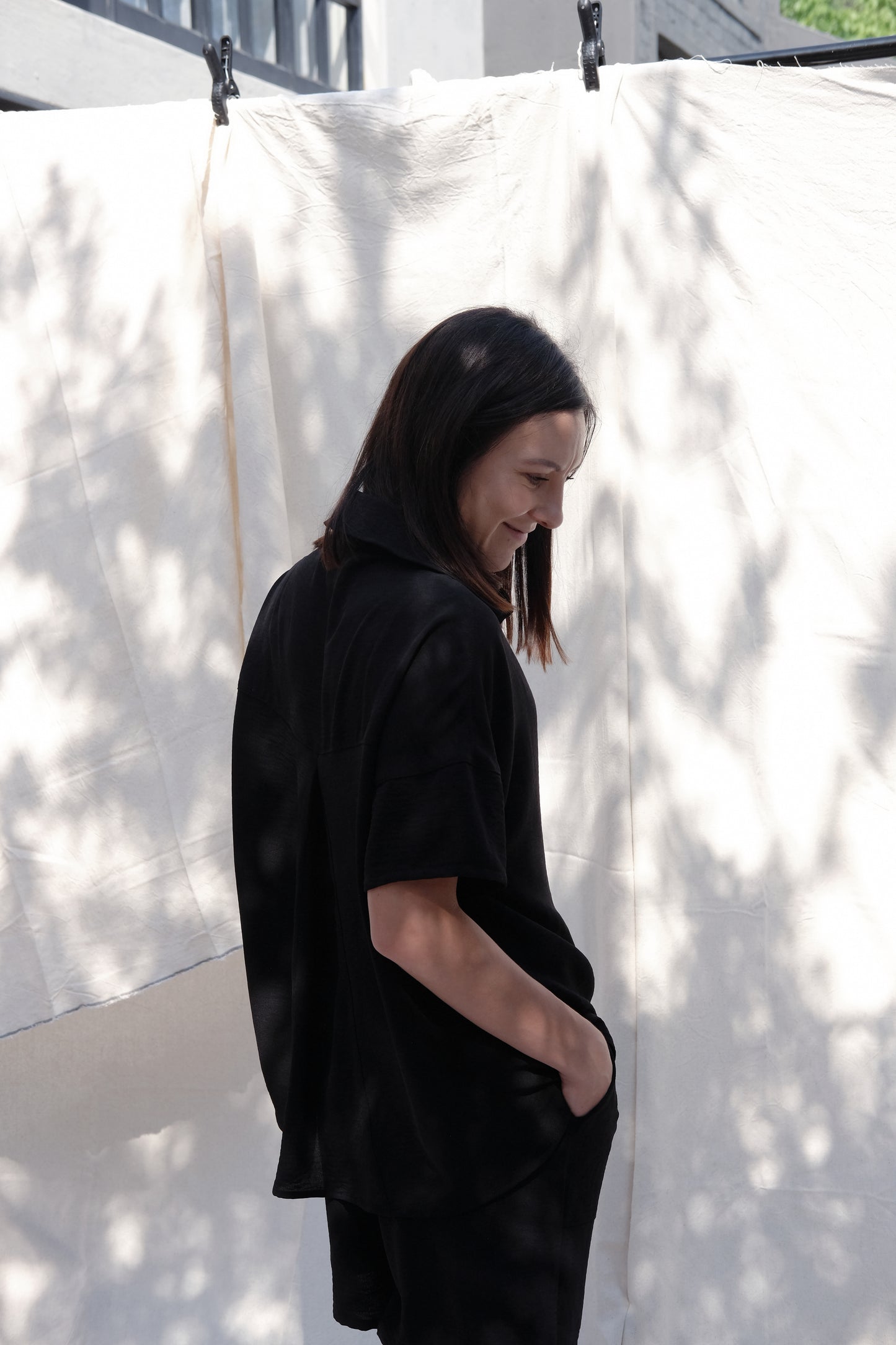 ADULT SHORTIE BUTTON UP SET | Various Colors