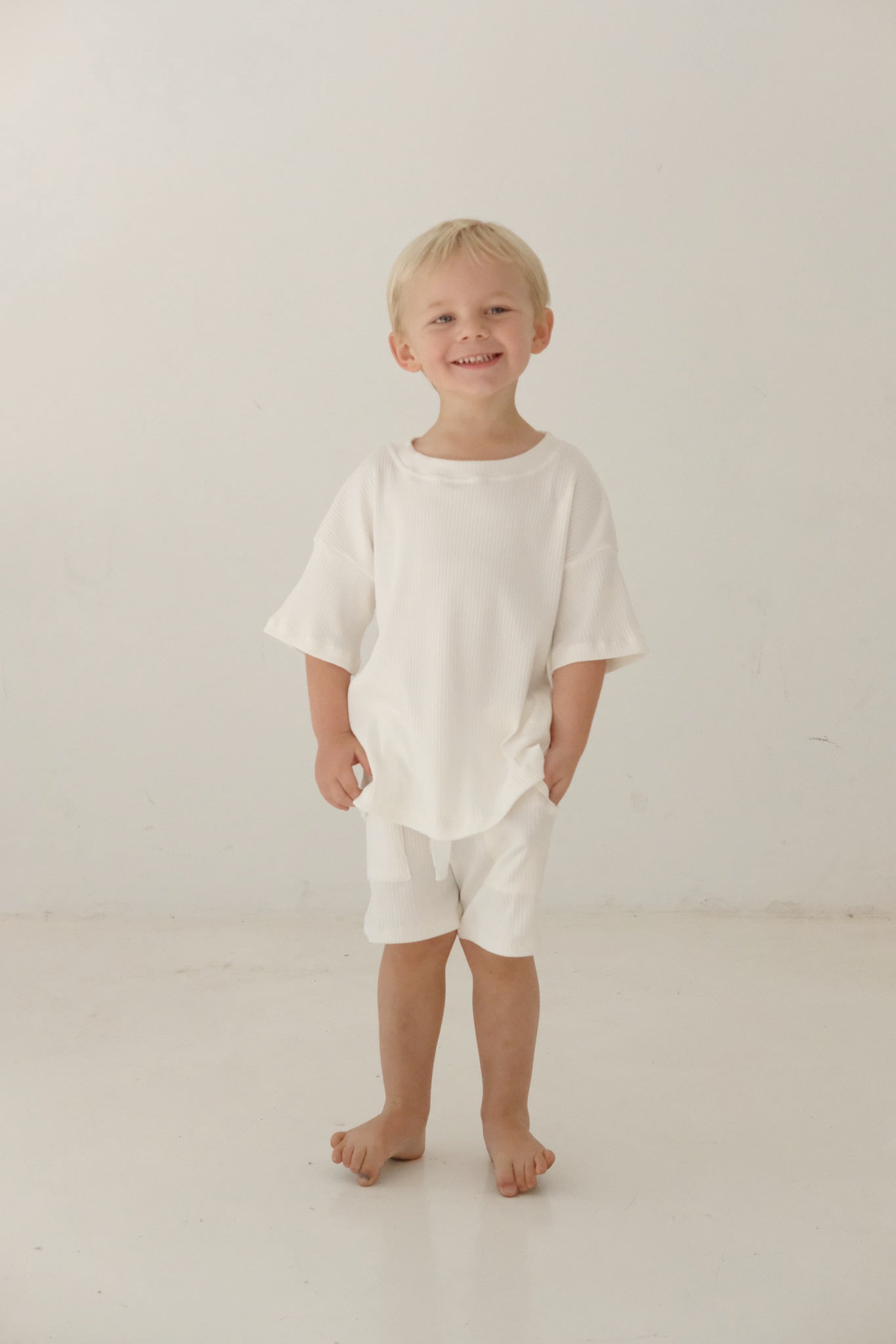 Lounge Set | MINI RIB CREAM