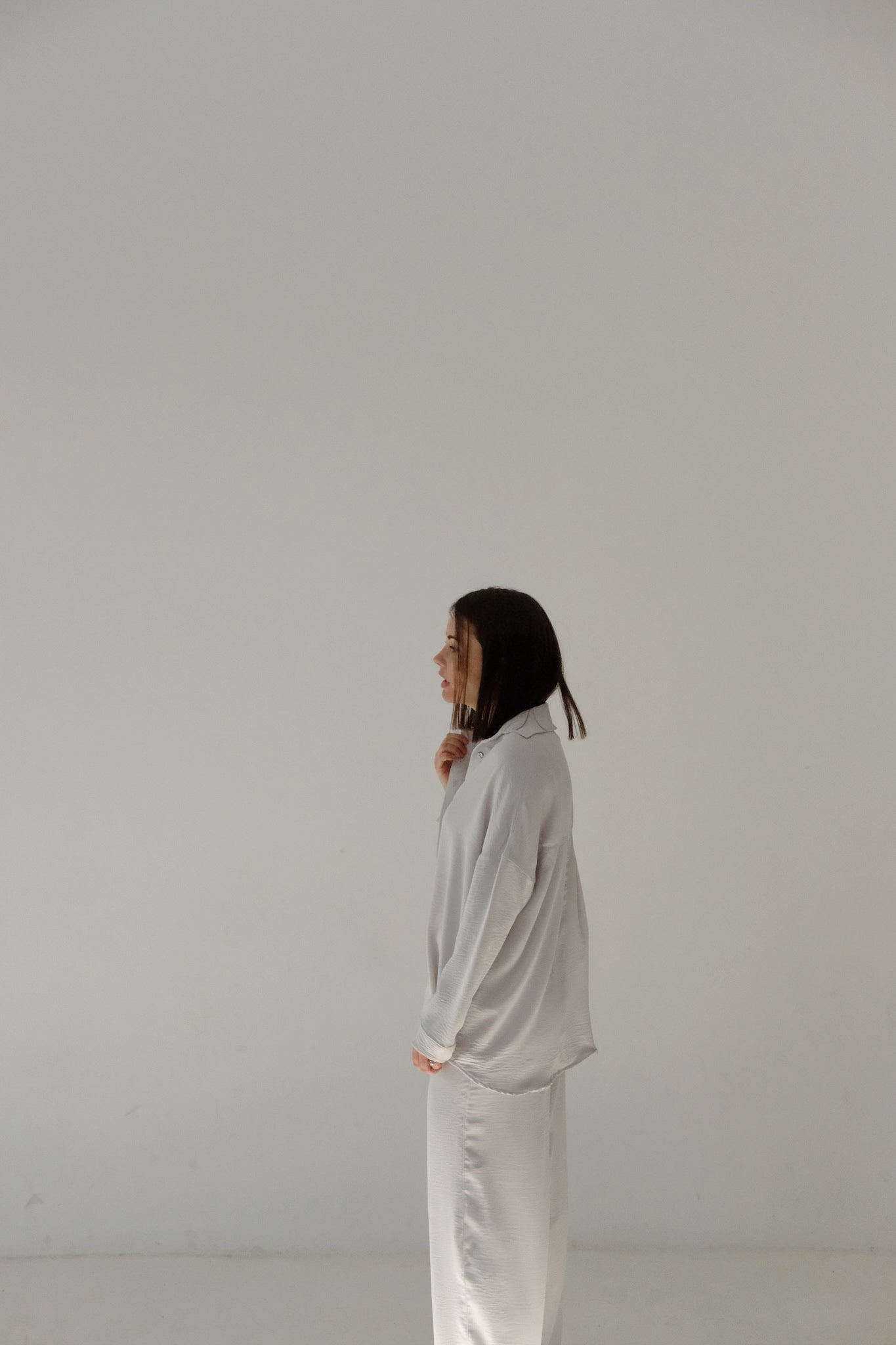 Wave Button Up Set | PEBBLE