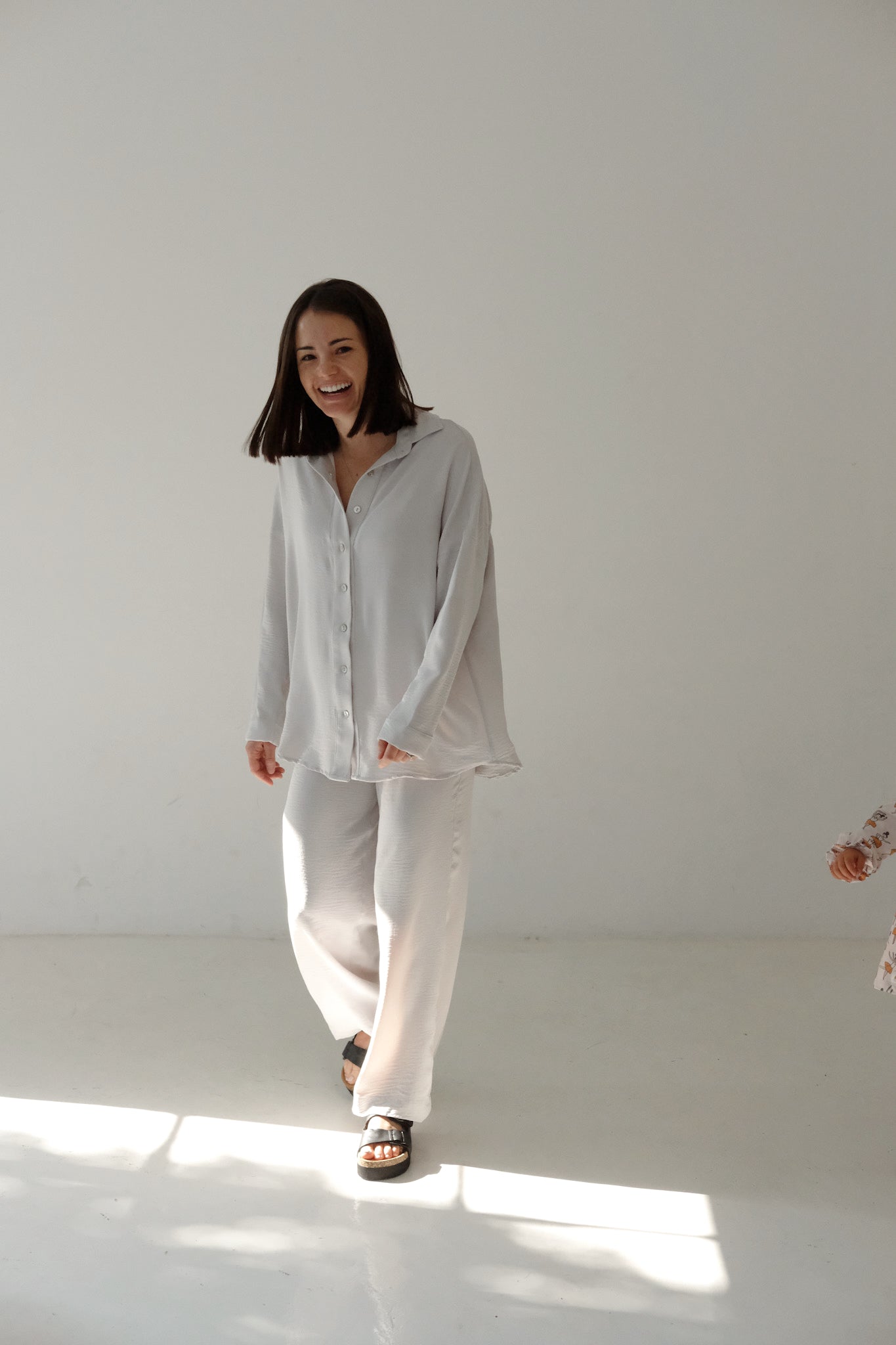 Wave Button Up Set | PEBBLE