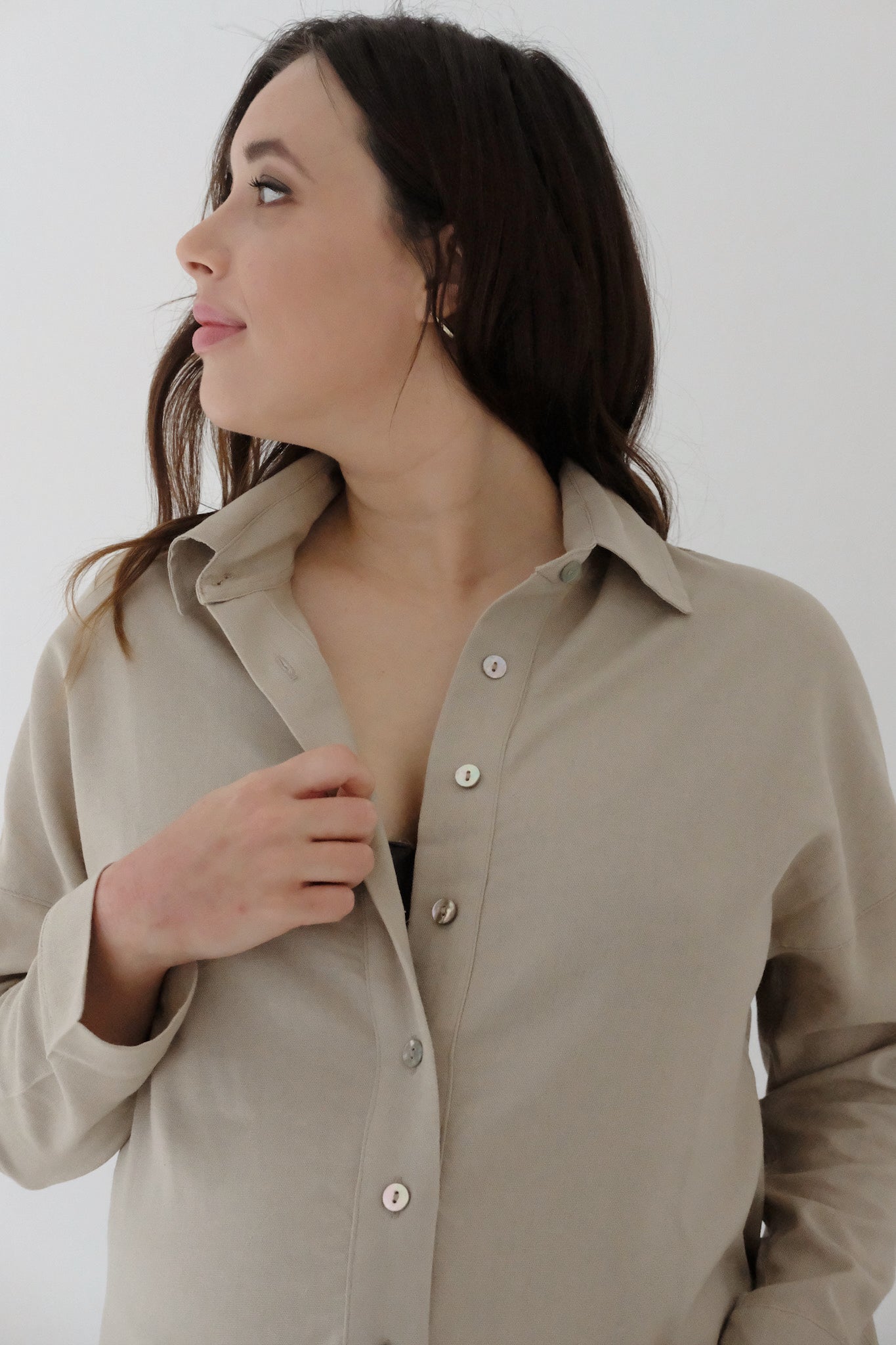 Wave Button Up Set | BISCUIT
