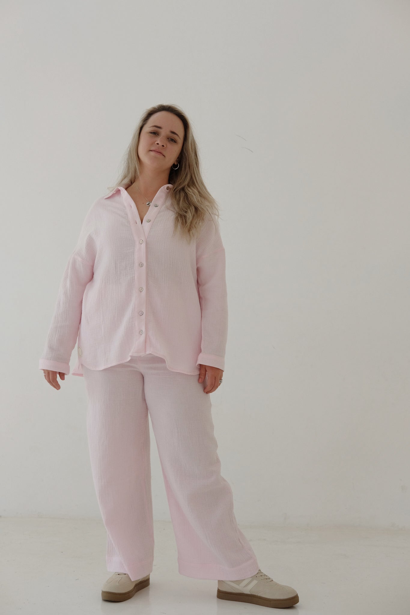 Wave Button Up Set | CANDY GAUZE
