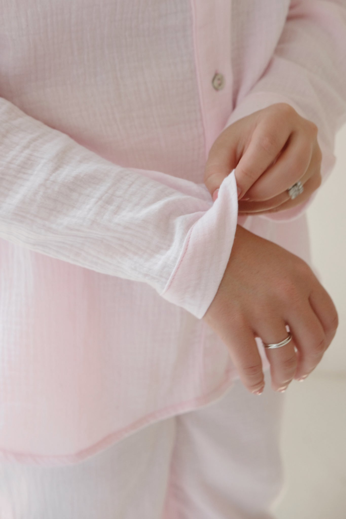 Wave Button Up Set | CANDY GAUZE