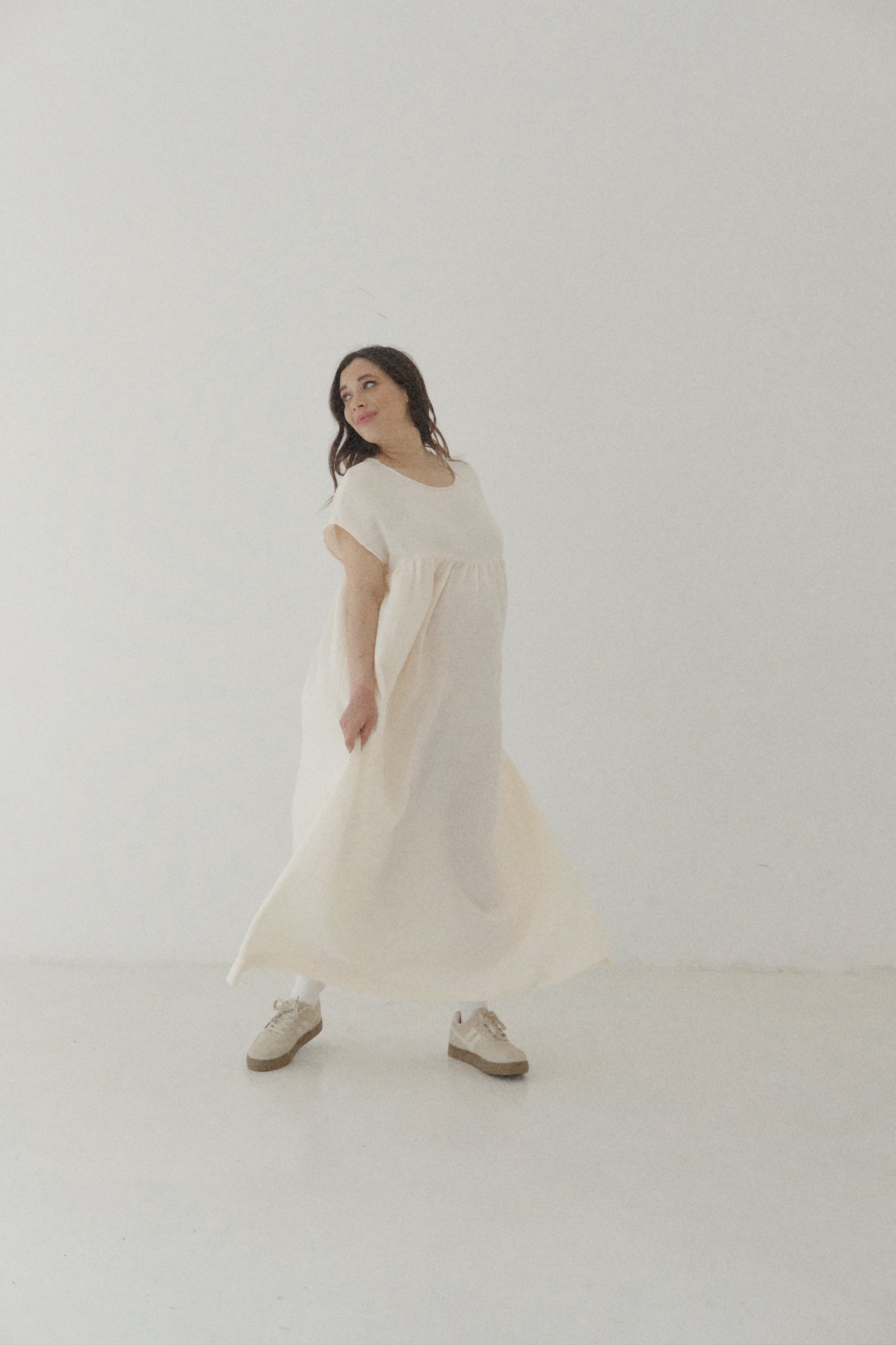 Two-Way Aria Dress | CREAM GAUZE