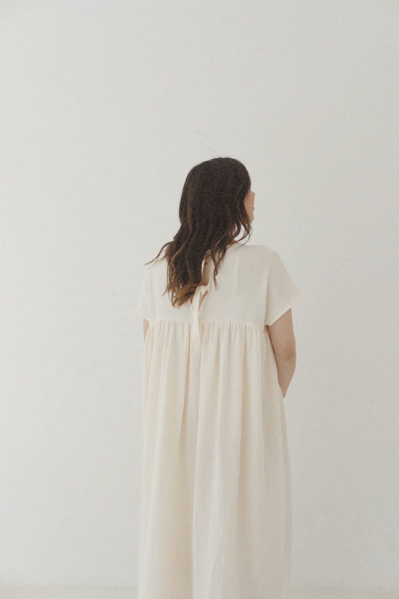 Two-Way Aria Dress | CREAM GAUZE