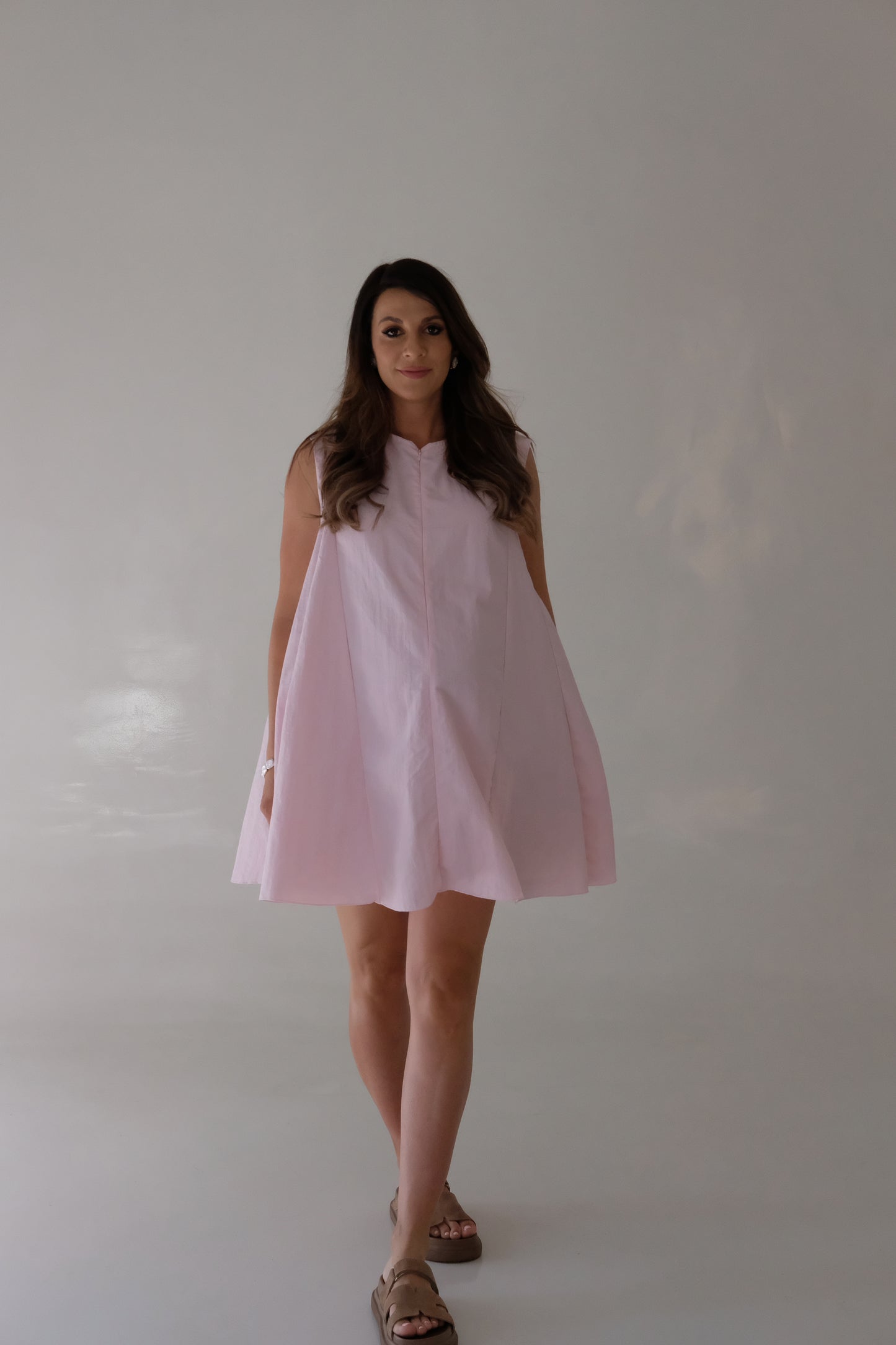 The MINI A-LINE DRESS | Marshmallow