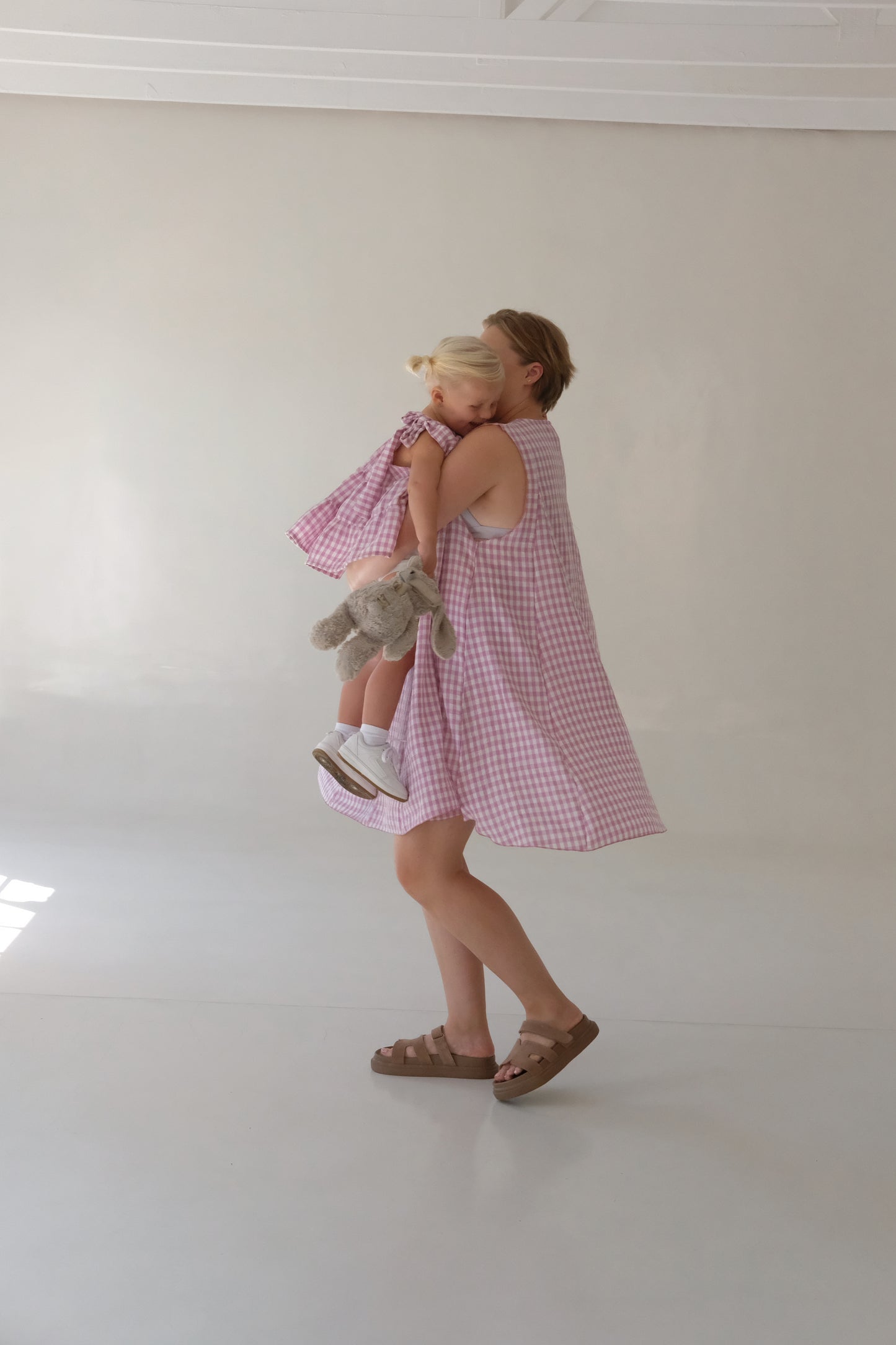 Girly Summer Dress | Pink Check