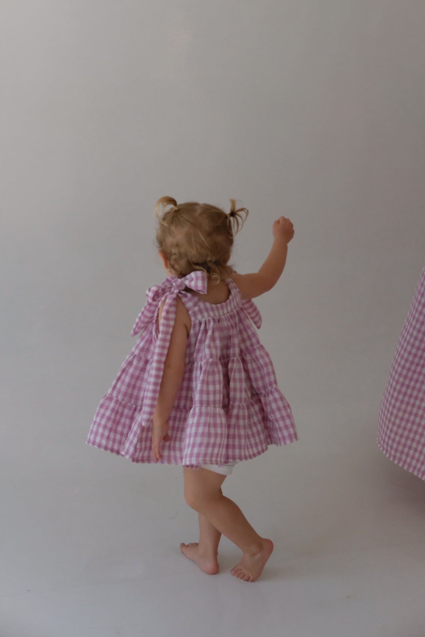 Girly Summer Dress | Pink Check