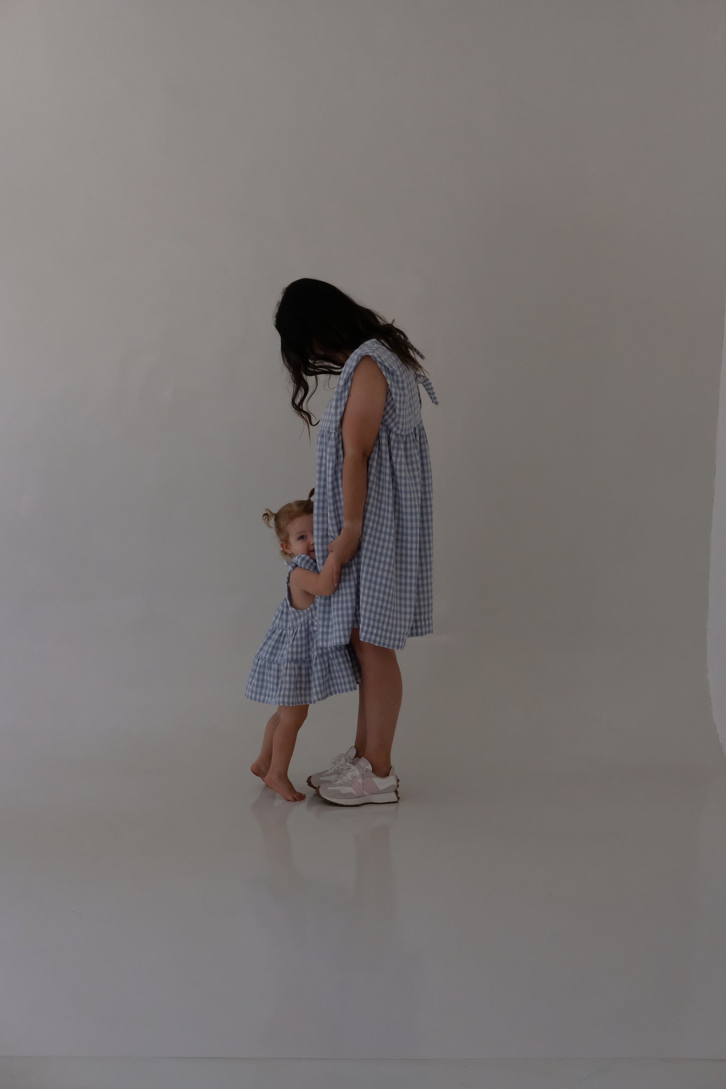 The MINI Aria Dress | Sky Blue Check