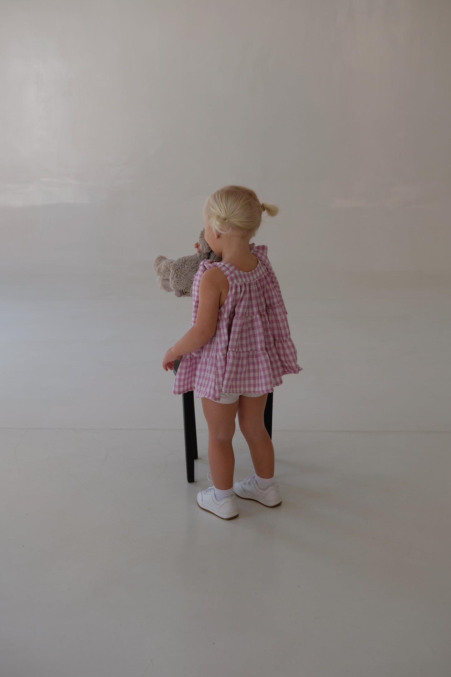 Girly Summer Dress | Pink Check