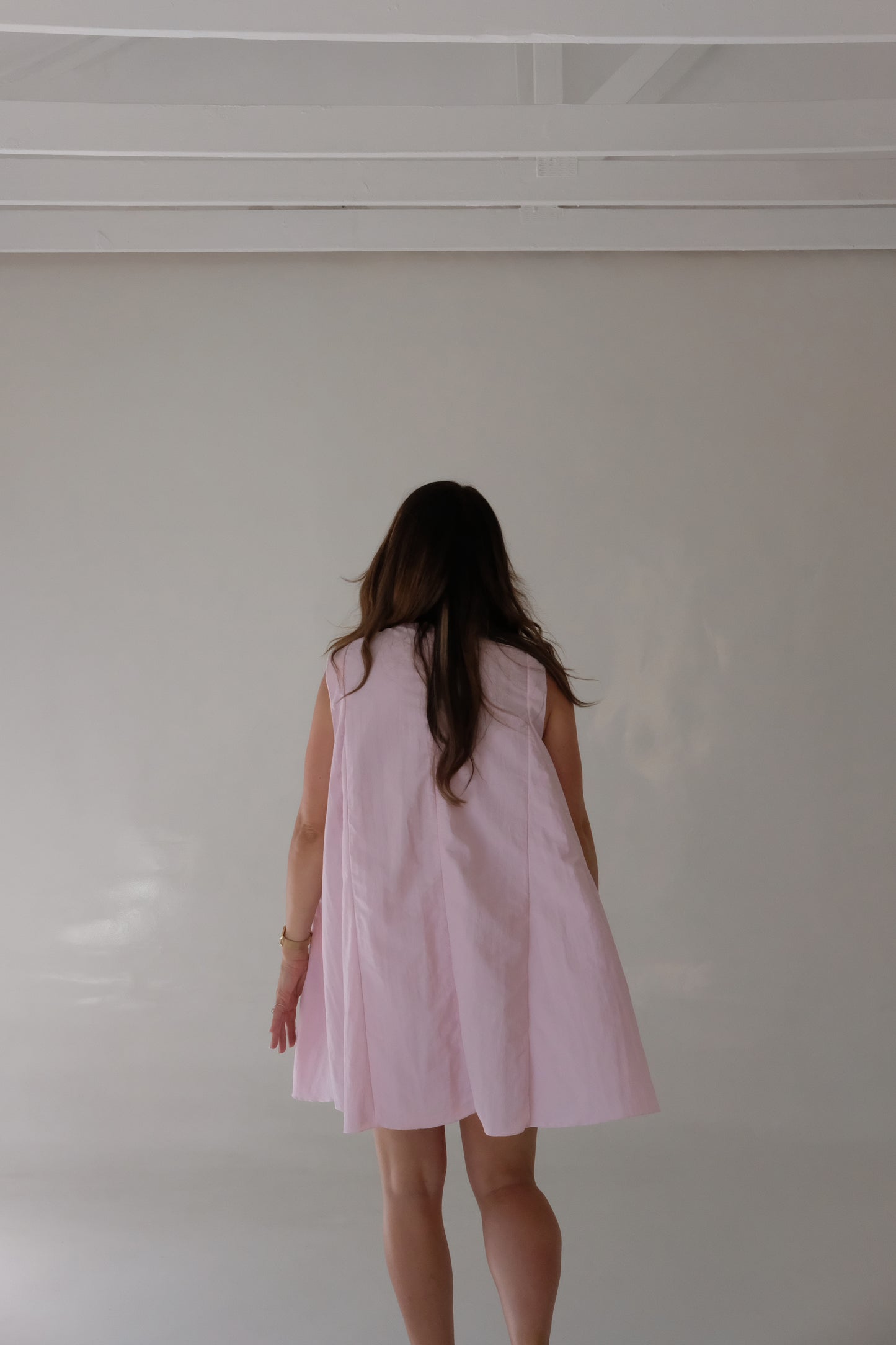 The MINI A-LINE DRESS | Marshmallow