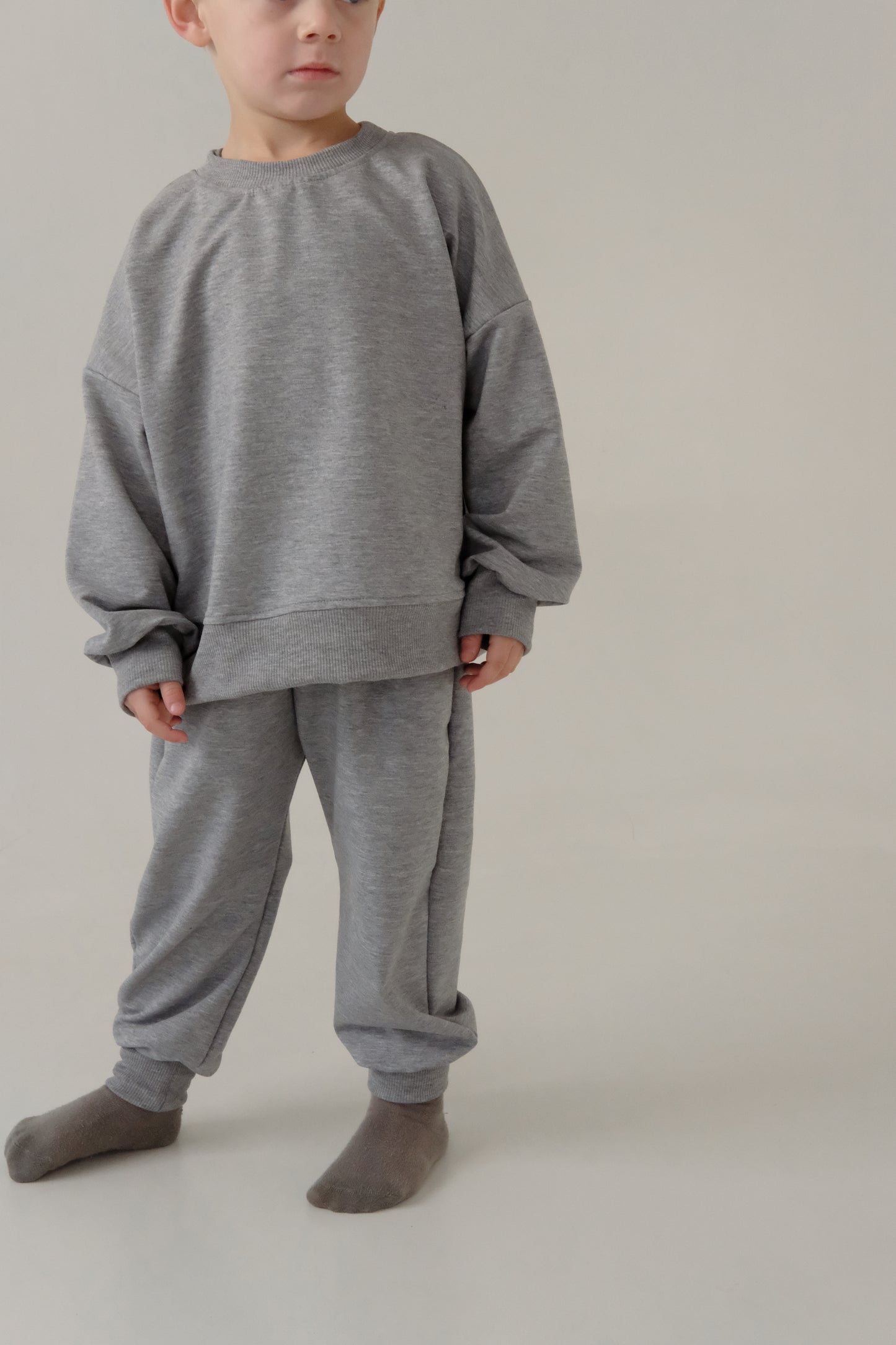 Kids Signature Trackie Set | GRAY