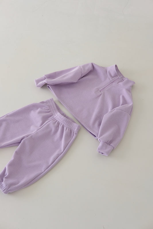 Kids Zip-Up Trackie | LILAC