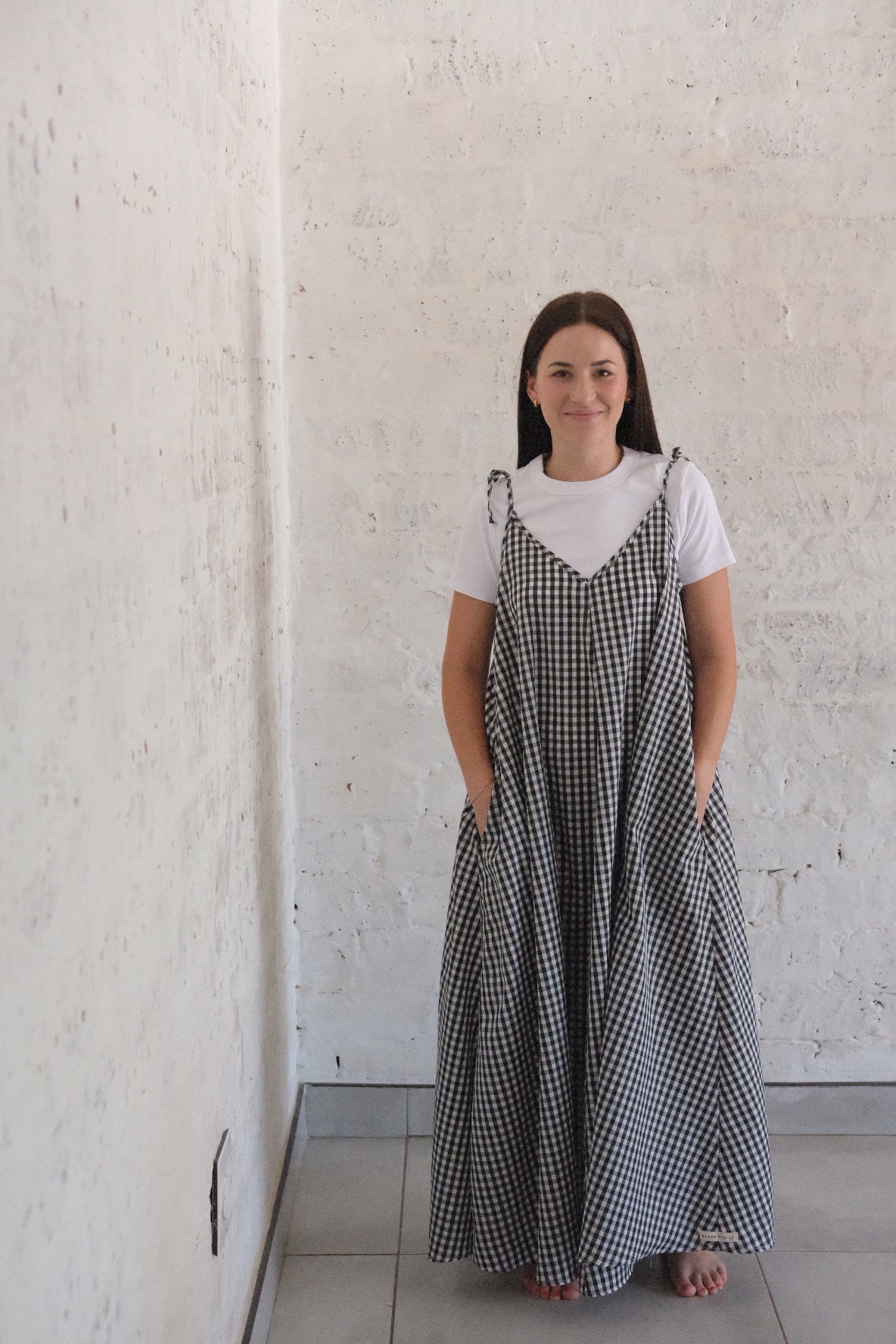 Adult A-Line Dress | PEPPER CHECK