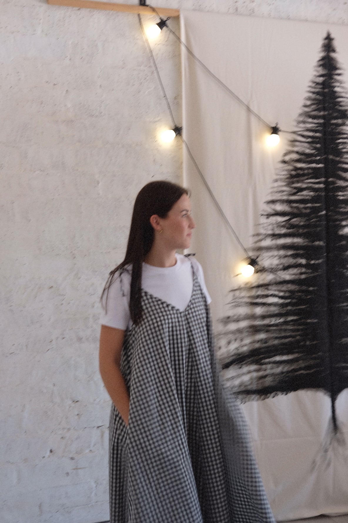 Adult A-Line Dress | PEPPER CHECK