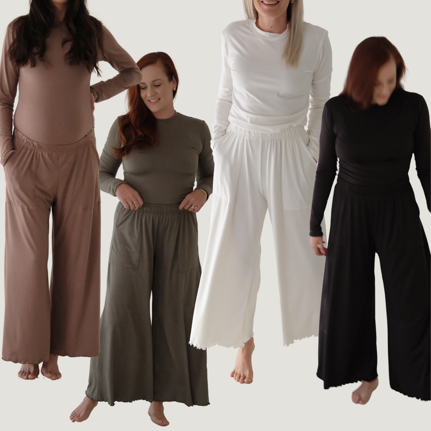 The SOFTEE LAZY WIDE LEG PANTS | Various Colors