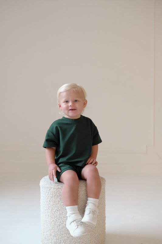 Kids Essential Basic Set | BOTTLE GREEN